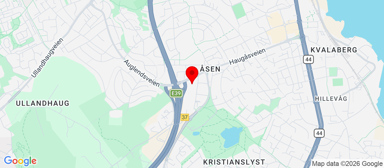 Kart over LuckyBowl - Åsen 