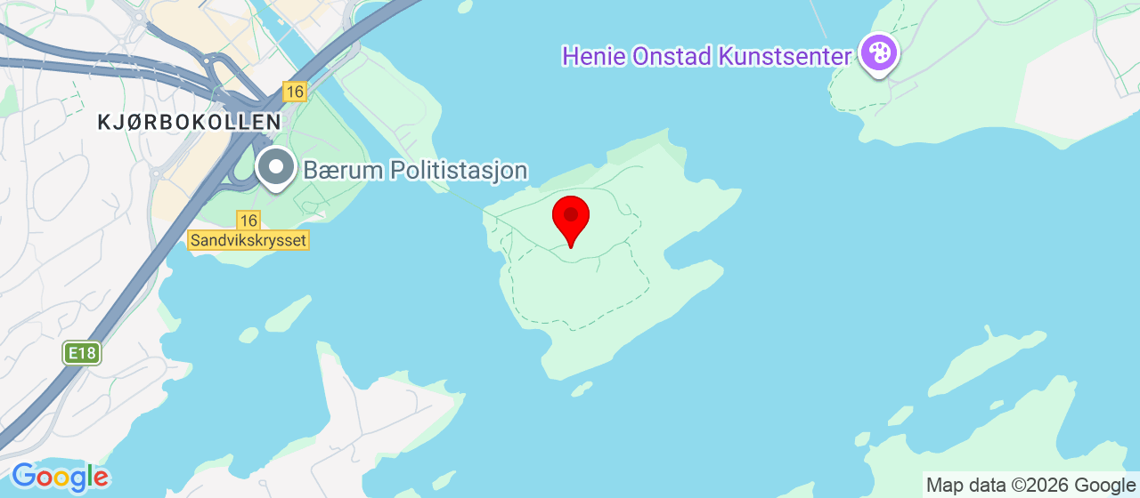 Kart over Brambanis vei 30 Sandvika