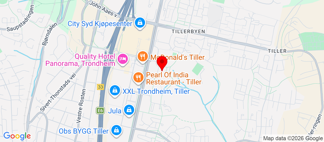 Kart over Østre Rosten 43 Tiller