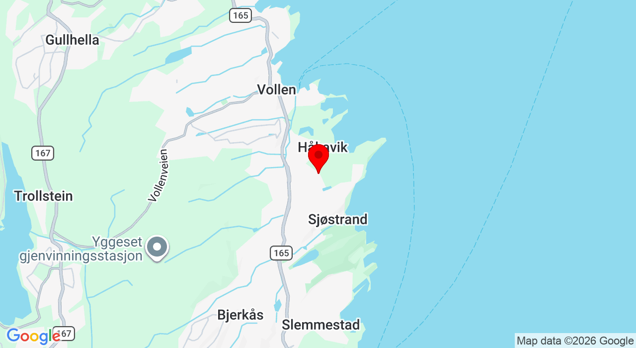 Google Map of https://www.google.com/maps/place/Håkavikveien 39,1390+Vollen
