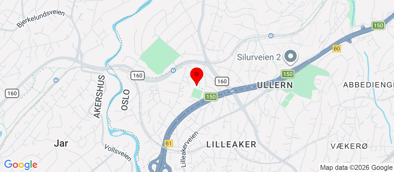 Kart over Ørakerhallen 