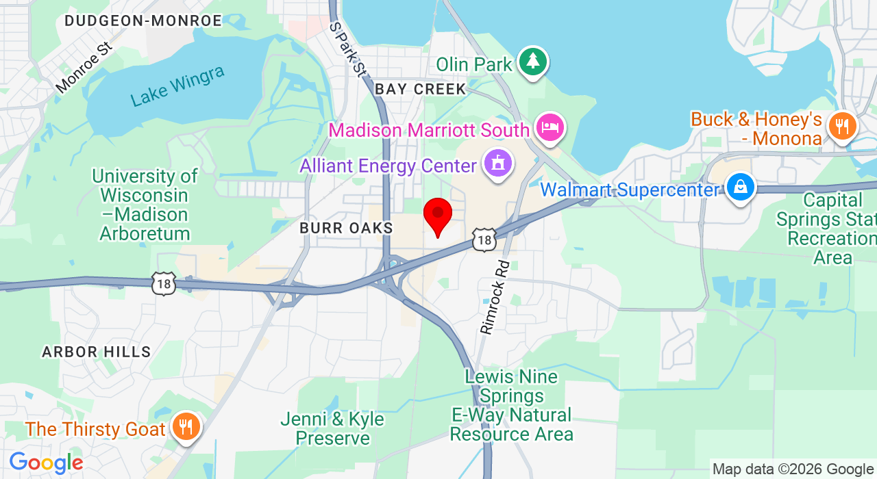 Google Map of https://www.google.com/maps/place/2819 Primrose Lane Madison, WI 53718,64000+64000