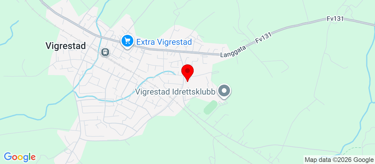 Kart over Haugstad 