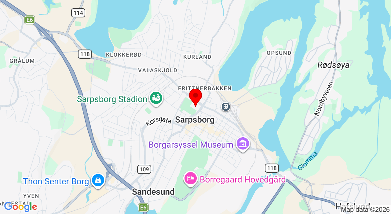 Google Map of https://www.google.com/maps/place/Helsehuset Sarpsborg, Roald Amundsens gate 17,1723+Sarpsborg