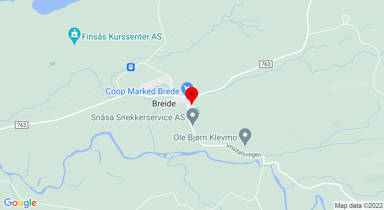 Google Map of Brede,7760+SNÅSA