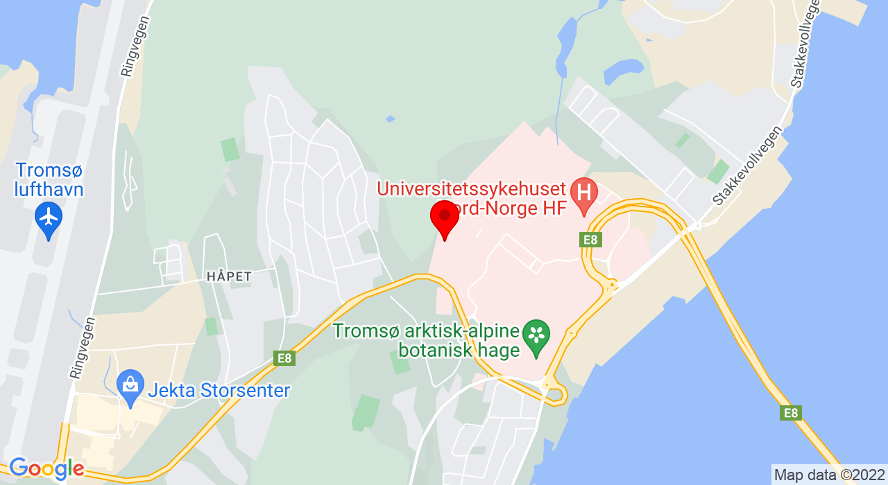 Google Map of Framstredet 79,9037+Tromsø