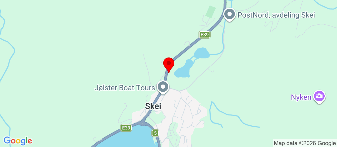 Kart over Parkeringsplassen ved Helgheim kyrkje, Jølstravegen SKEI I JØLSTER