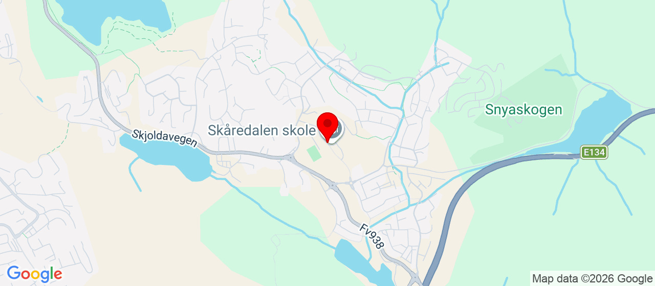Kart over Tømmerdalen 15 Haugesund