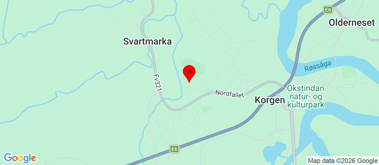 Kart over Røyrdalsmoen 11 KORGEN