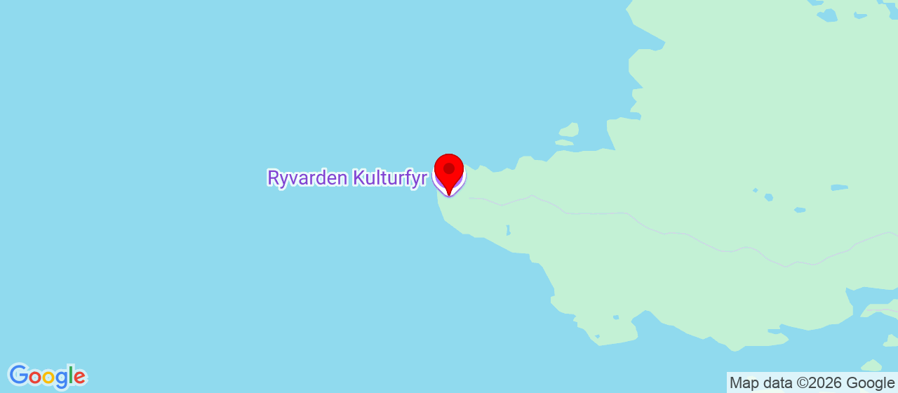 Kart over Ryvarden 