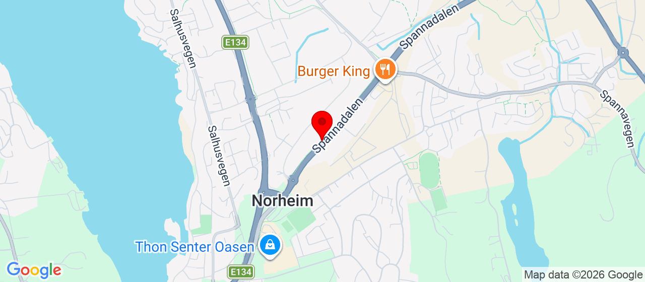 Kart over Norevegen 36A Karmsund