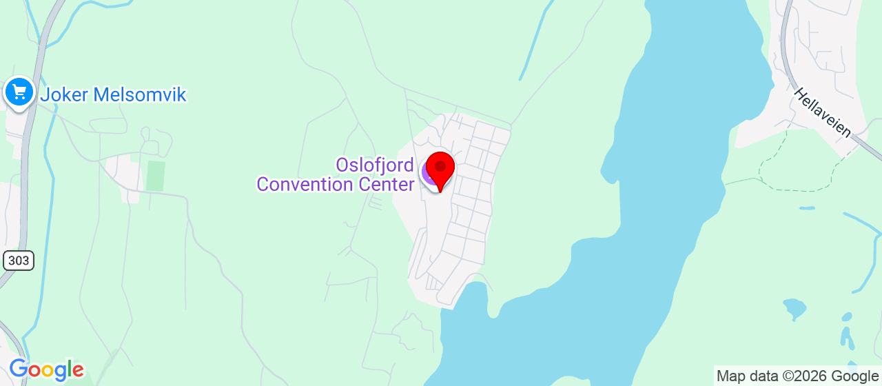 Kart over Oslofjordveien 9 MELSOMVIK