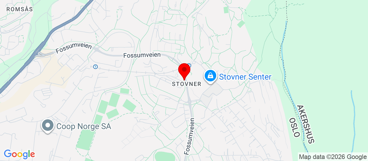 Kart over Stovner T 
