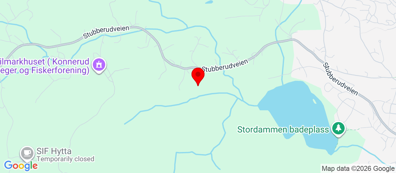 Kart over Konnerud Skistadion DRAMMEN