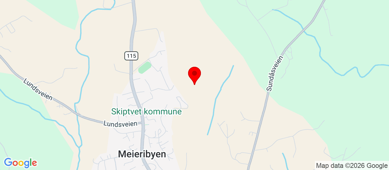 Kart over Dragehulen Skiptvet