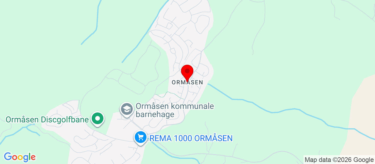 Kart over Klubbhuset, Ormåsen 