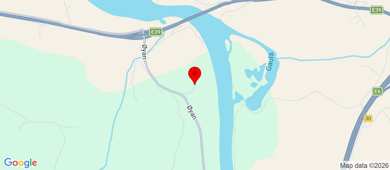 Kart over Øyan 60 Melhus