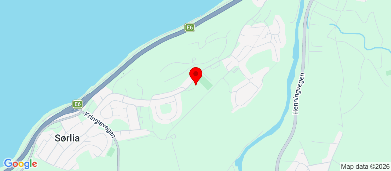 Kart over Løsbergvegen 65 STEINKJER