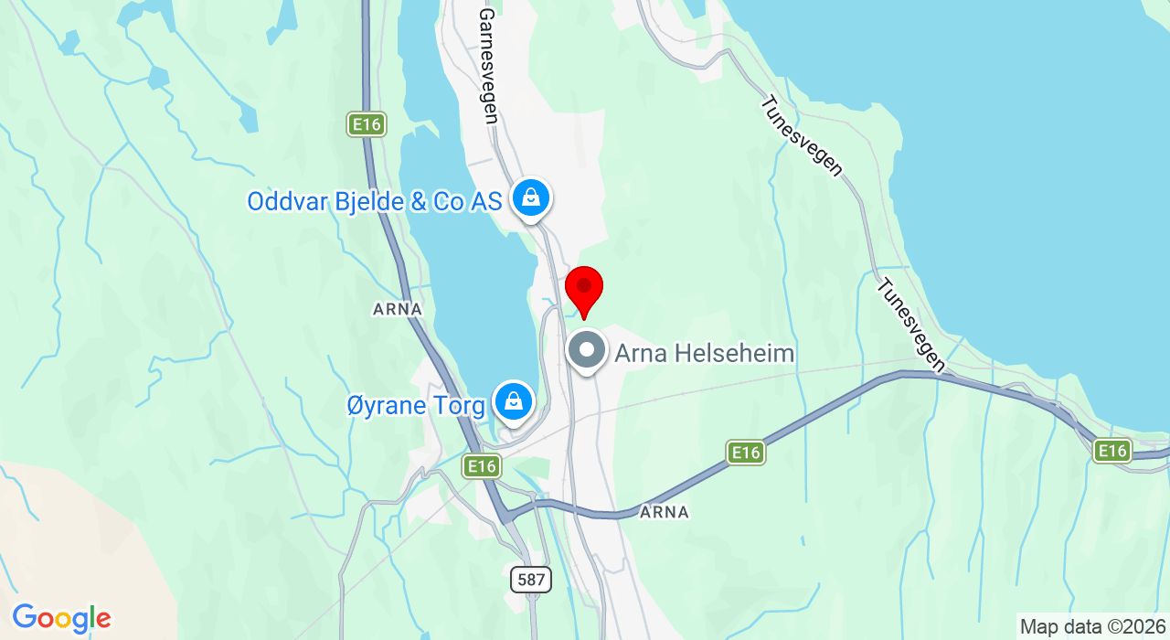 Google Map of https://www.google.com/maps/place/Indre Arnavegen 189
