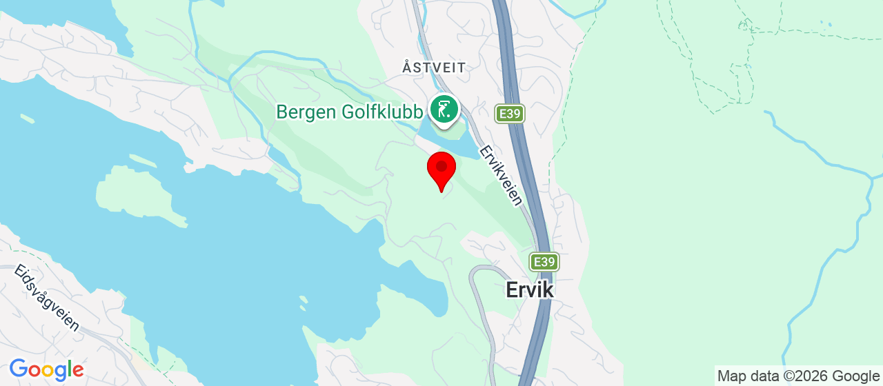 Kart over Kalvatræet 37 ØVRE ERVIK