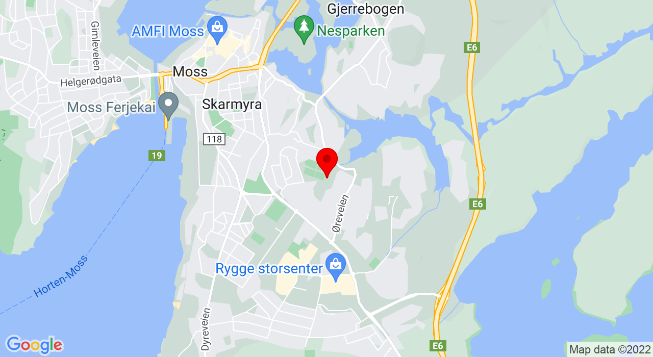 Google Map of Østre Øre 3,1523+MOSS