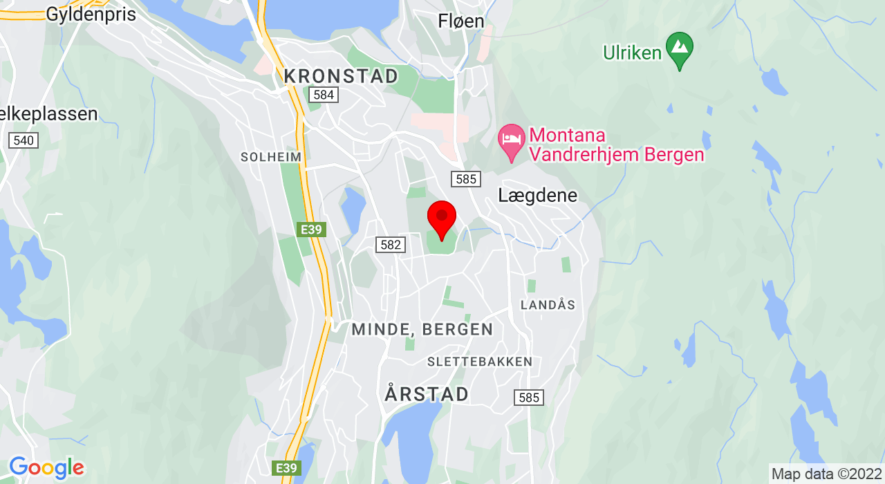 Google Map of Brann stadiön,+