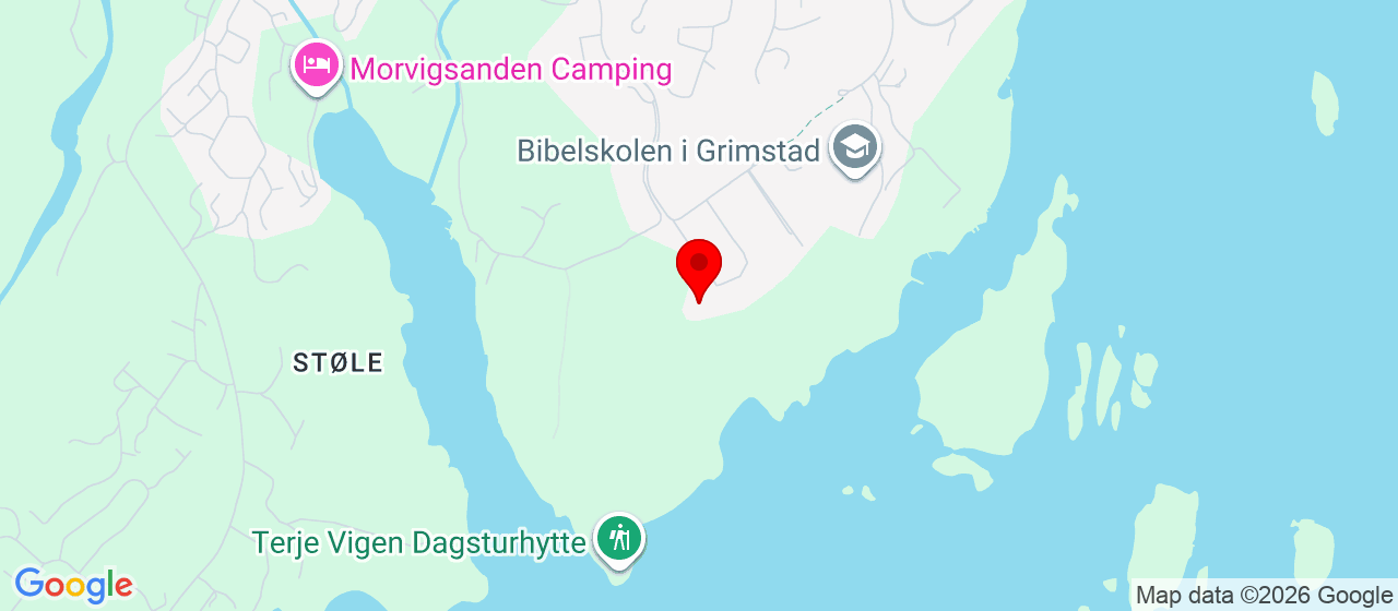 Kart over Østerskogen 48 GRIMSTAD