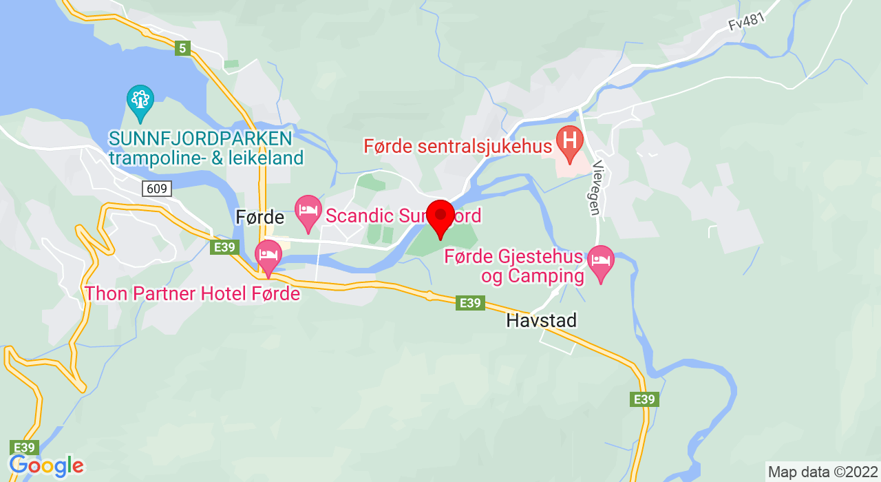 Google Map of Hafstadparken, Hafstadreina 24,6813+Førde