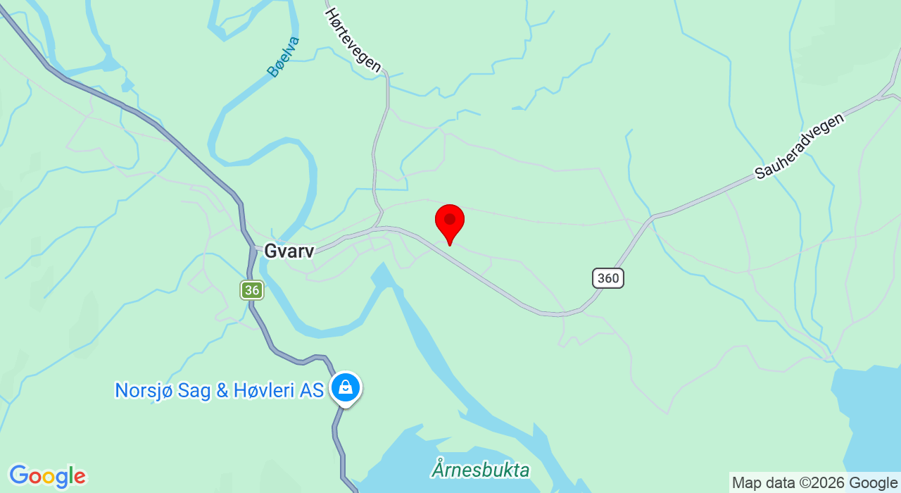 Google Map of https://www.google.com/maps/place/Tinghaugvegen 1.,3810+Gvarv