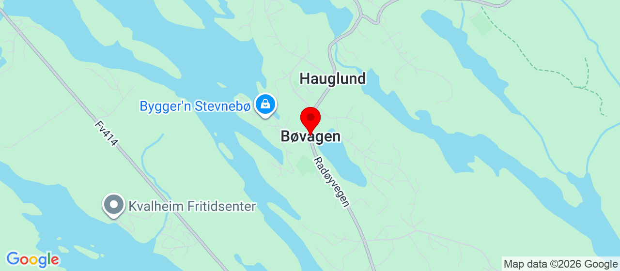 Kart over Bøvågen 27 