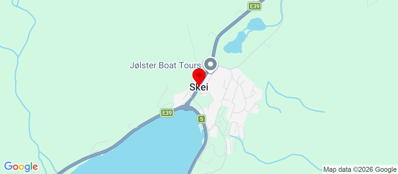Kart over Thon Hotel Jølster, Vikavegen SKEI I JØLSTER