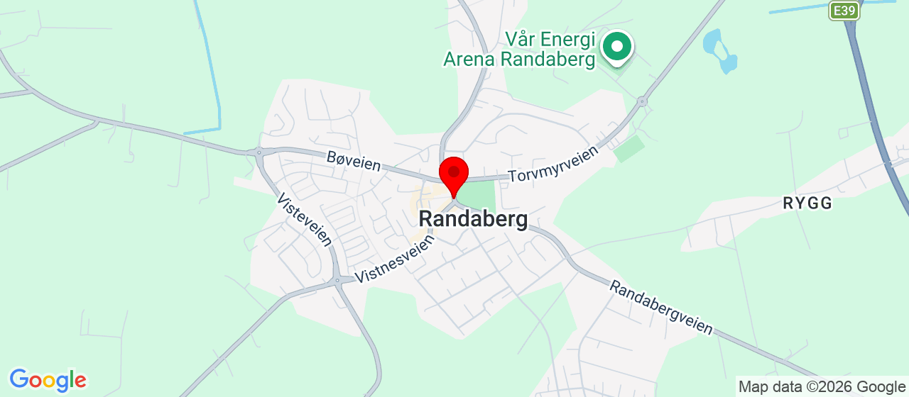 Kart over Randaberg Arena 