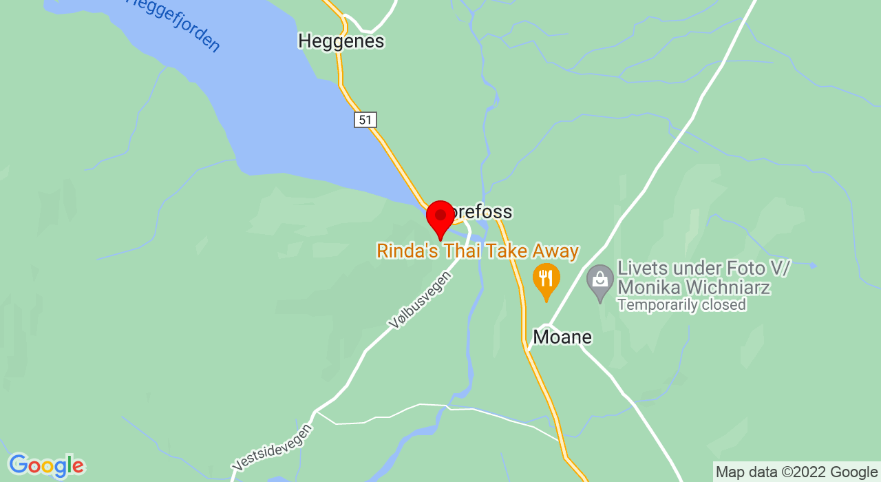 Google Map of Vølbusvegen 17,2940+HEGGENES