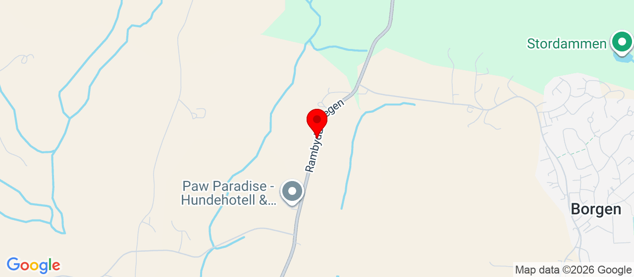 Kart over Rambydalvegen 52 JESSHEIM