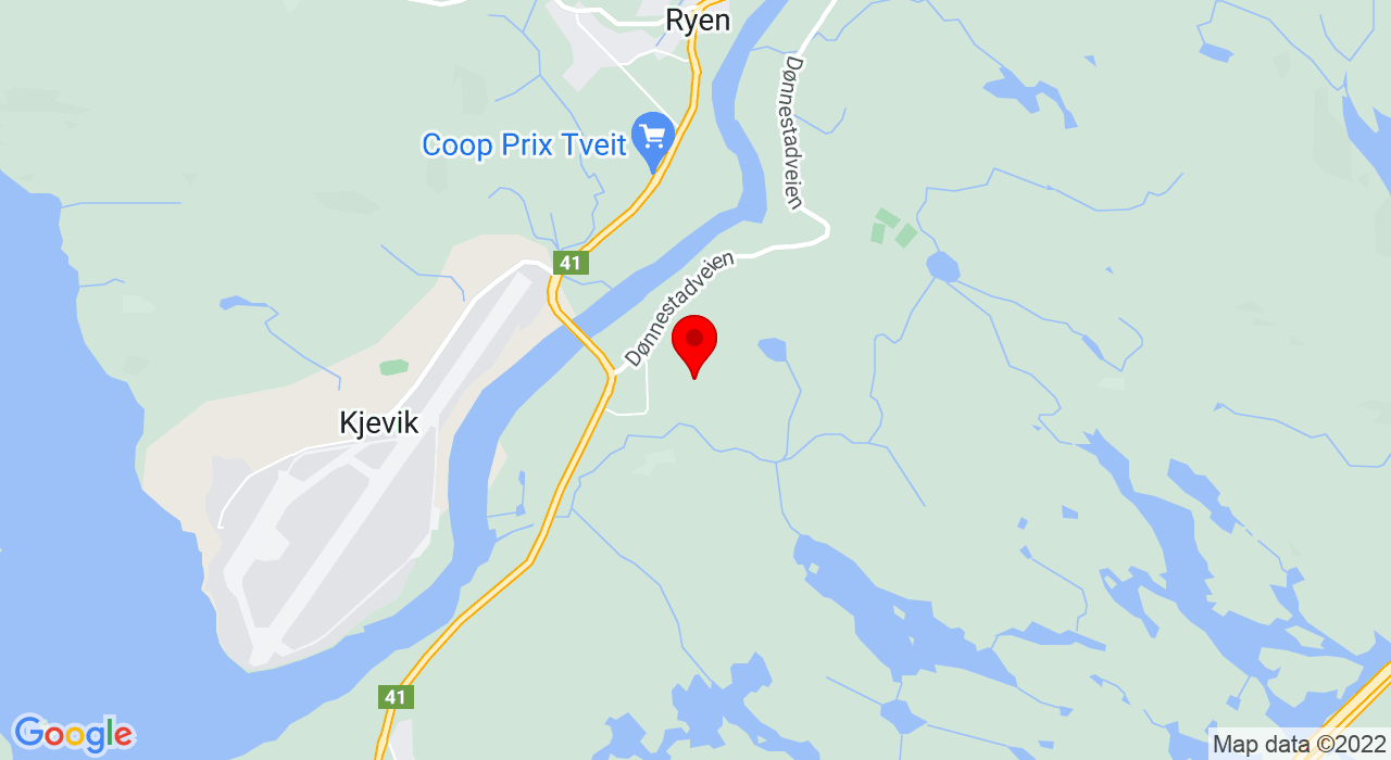 Google Map of Kalvåsveien 41,4658+TVEIT
