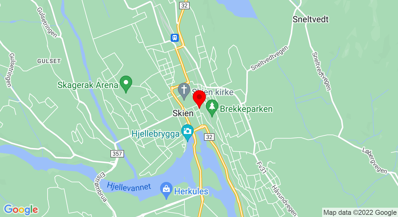 Google Map of Kongens gate 20,3717+SKIEN