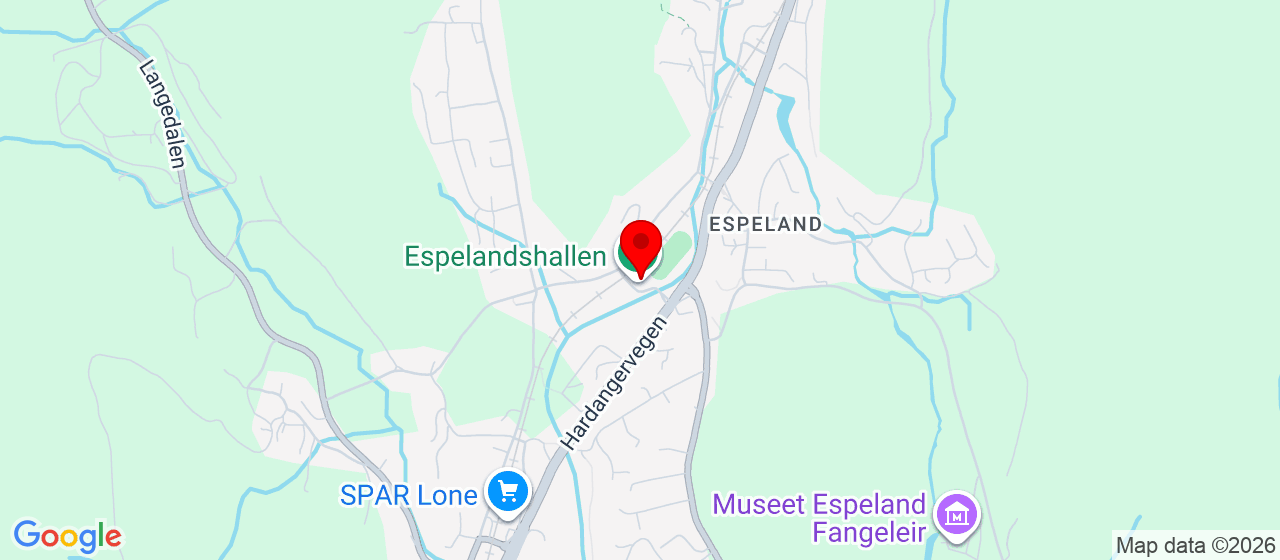 Kart over Lonaleitet 30 (Espeland Idrettsplass) 