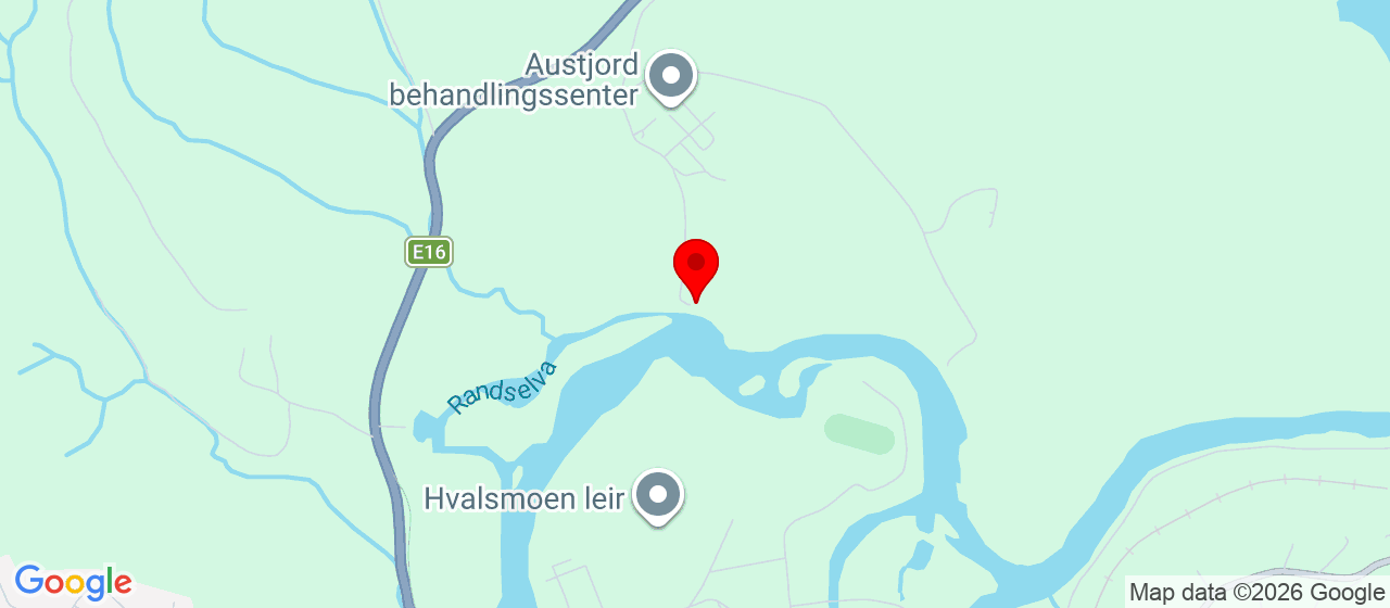 Kart over Lundstadveien 5 Hønefoss