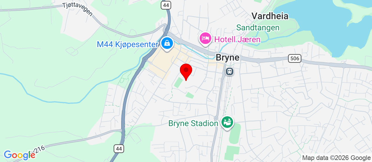 Kart over Sveinsvollsvegen 5 Bryne