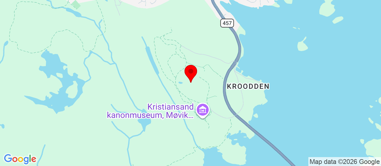 Kart over Kroodden 101 KRISTIANSAND S