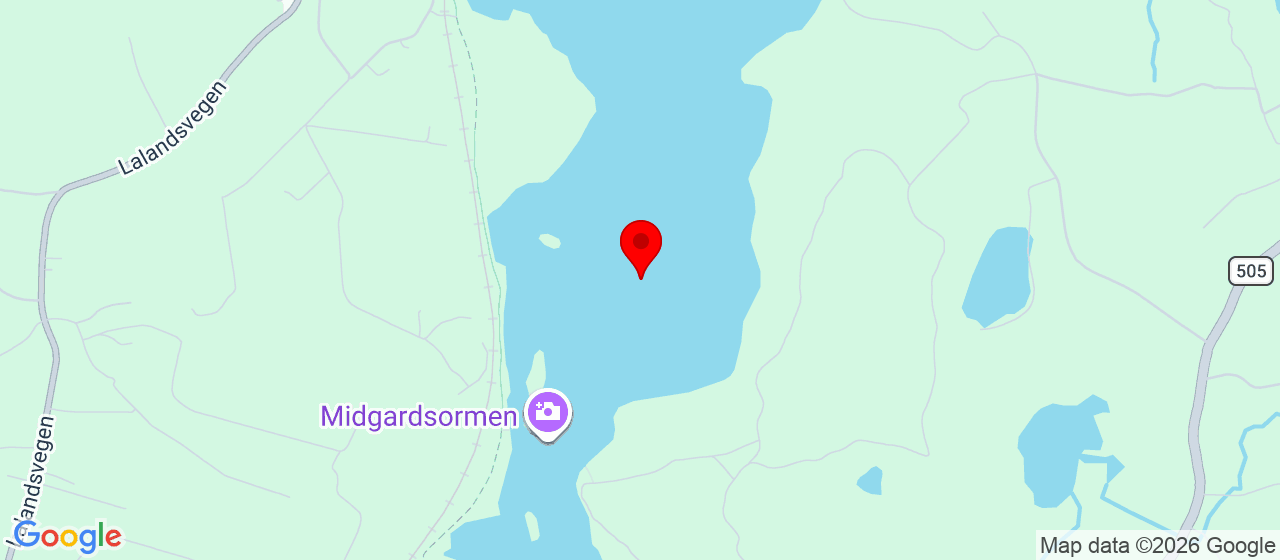 Kart over Frøylandsvatnet Jæren