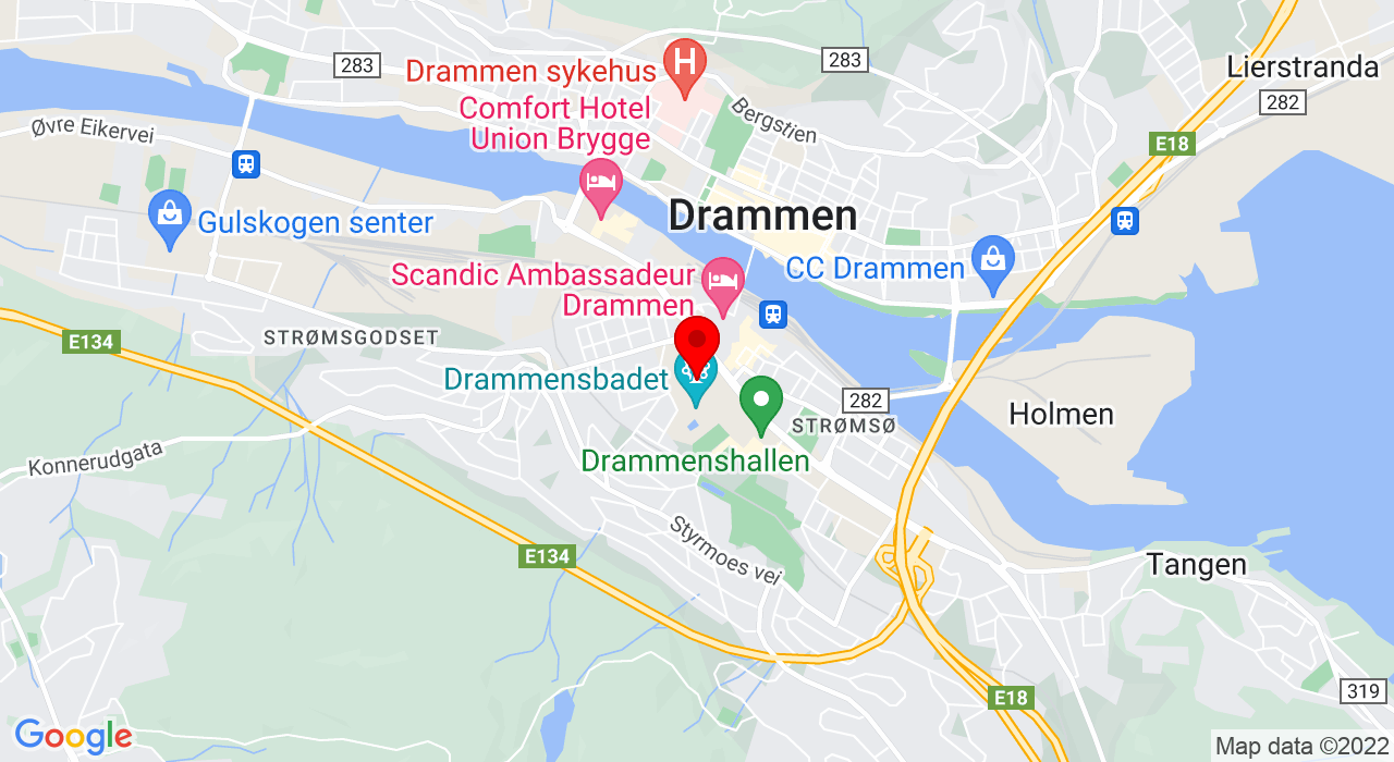 Google Map of Danvikgata 25,3045+DRAMMEN