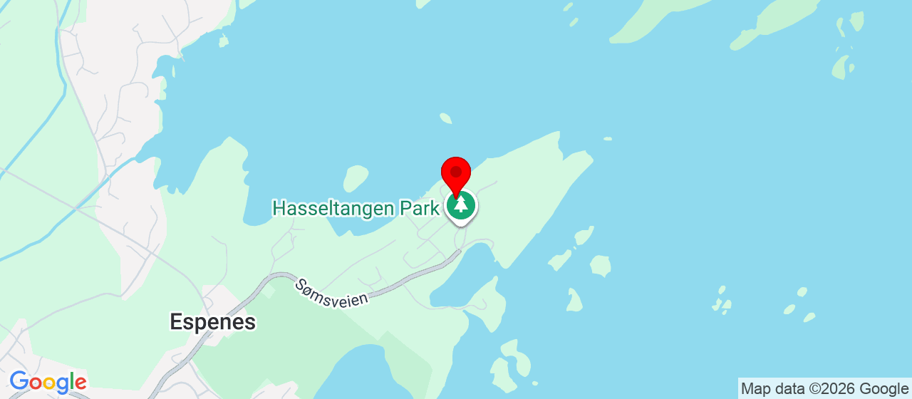 Kart over Sømsveien 183 FEVIK
