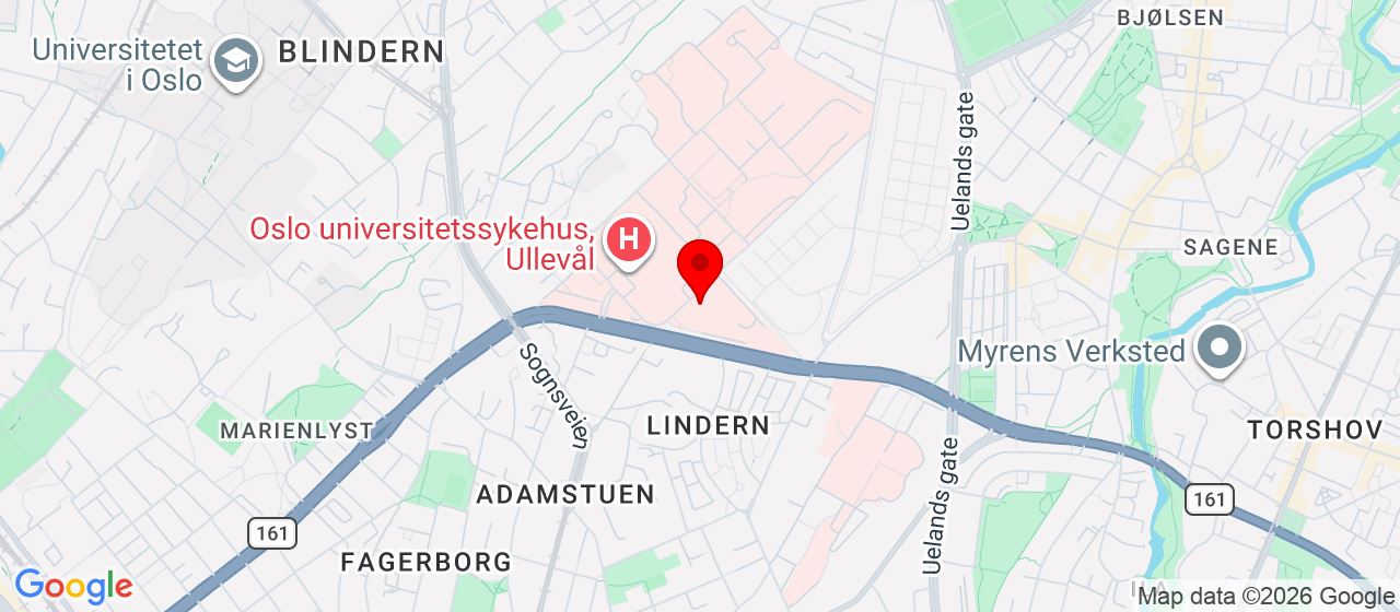 Kart over Ullevål, Barnesenteret 