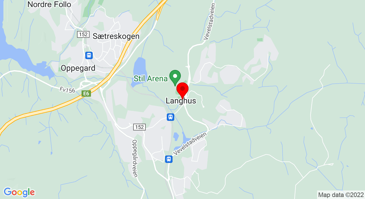 Google Map of Langhuset v/Langhus idrettspark,1405+LANGHUS