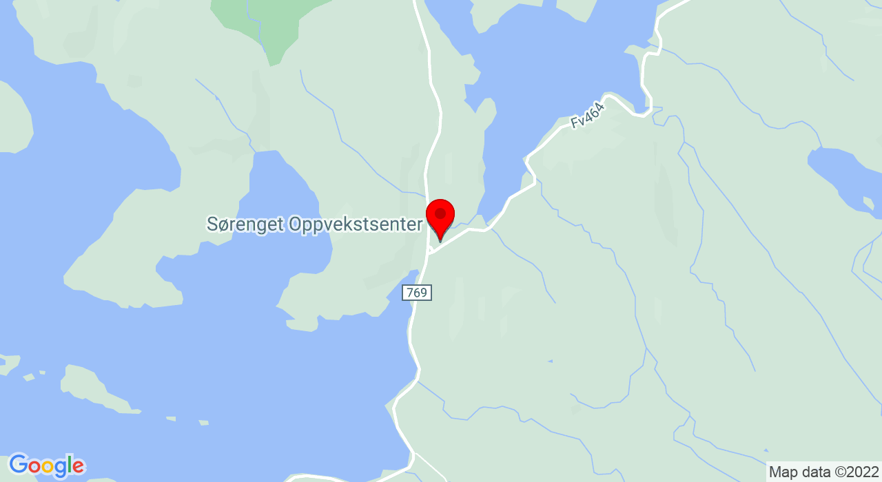 Google Map of Sørenget Oppvekstsenter, Løddingsvegen 9,7810+NAMSOS