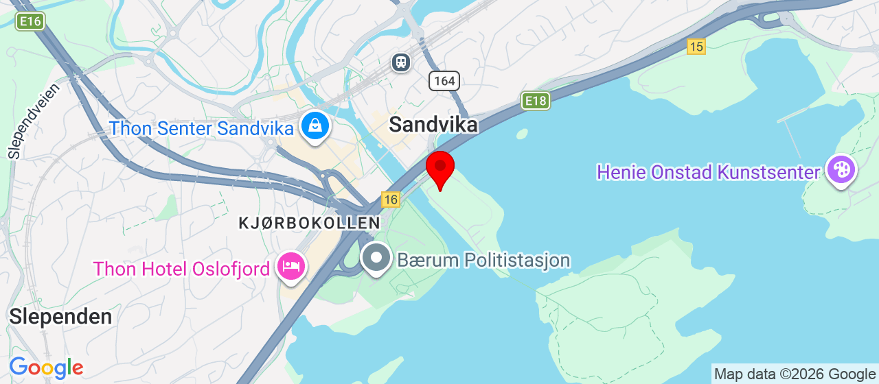 Kart over Kadettangen 14 