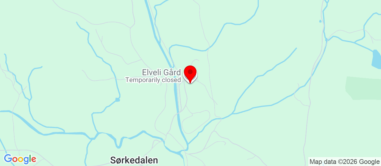 Kart over Parkeringsplassen Elveli i Sørkedalen OSLO