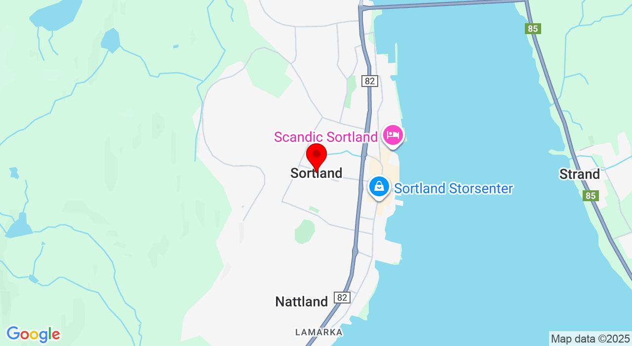 Google Map of https://www.google.com/maps/place/Skibua, Sortland