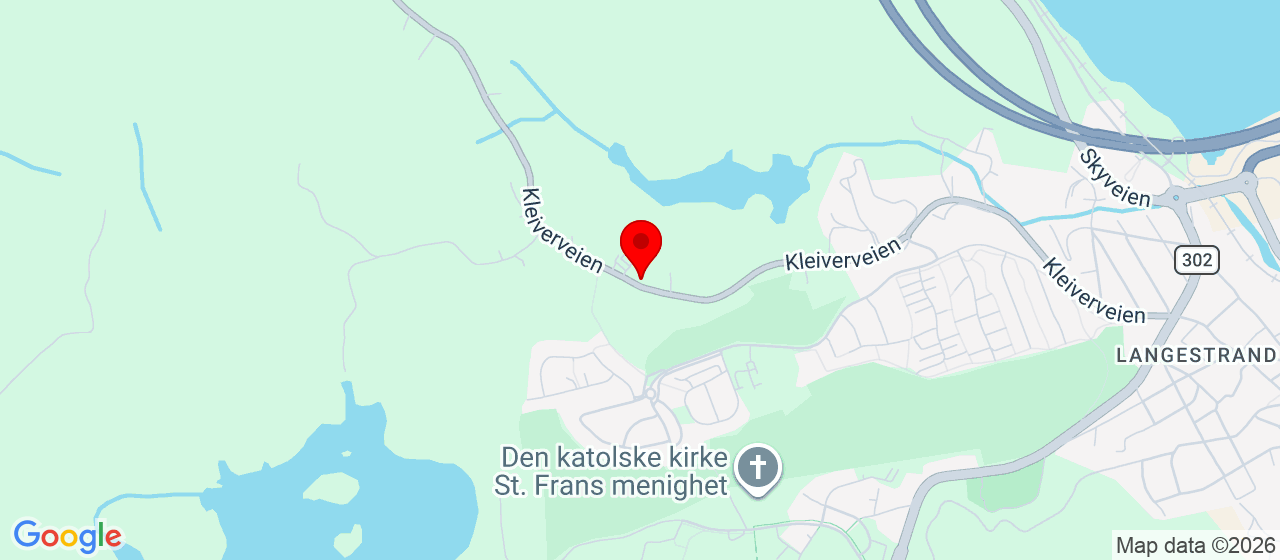 Kart over Kleiverveien 144 - Larvik LARVIK